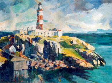 Eilean Glas Lighthouse,  Scalpay, Harris - Oil