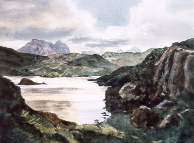 Fairy Lochs & Torridons - Watercolour
